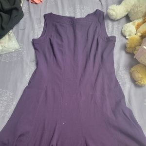 NWOT Sandra Darren Women’s Size 10P Dress Plum (purple) Sleeveless Back Zipper
